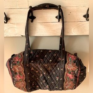 Like new Vera Bradley Petit Point Medium Duffle Bag Tote